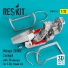RESKIT RSU32-0057 Mirage 2000C Cockpit with 3D decals for Kitty Hawk kit (1/32)